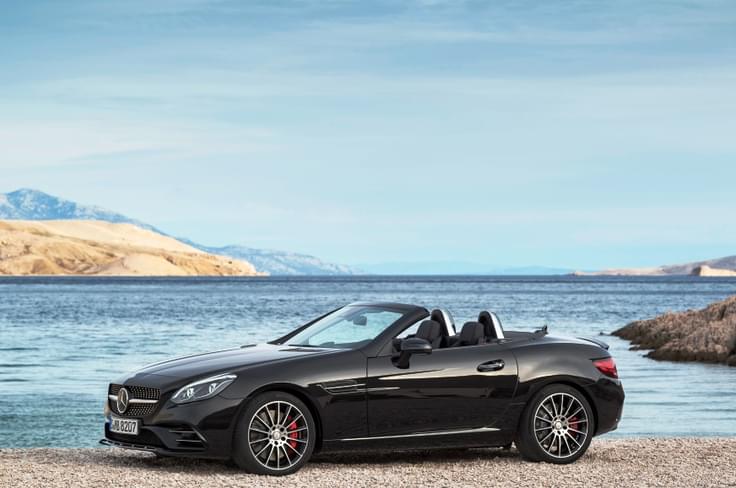 The SLC 43 is one of the few performance drop-tops in India, priced at Rs 79.42 lakh. The SLC 43 is one of the few performance drop-tops in India, priced at Rs 79.42 lakh.